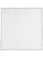 Haomy Serviette de Table Venise Blanc