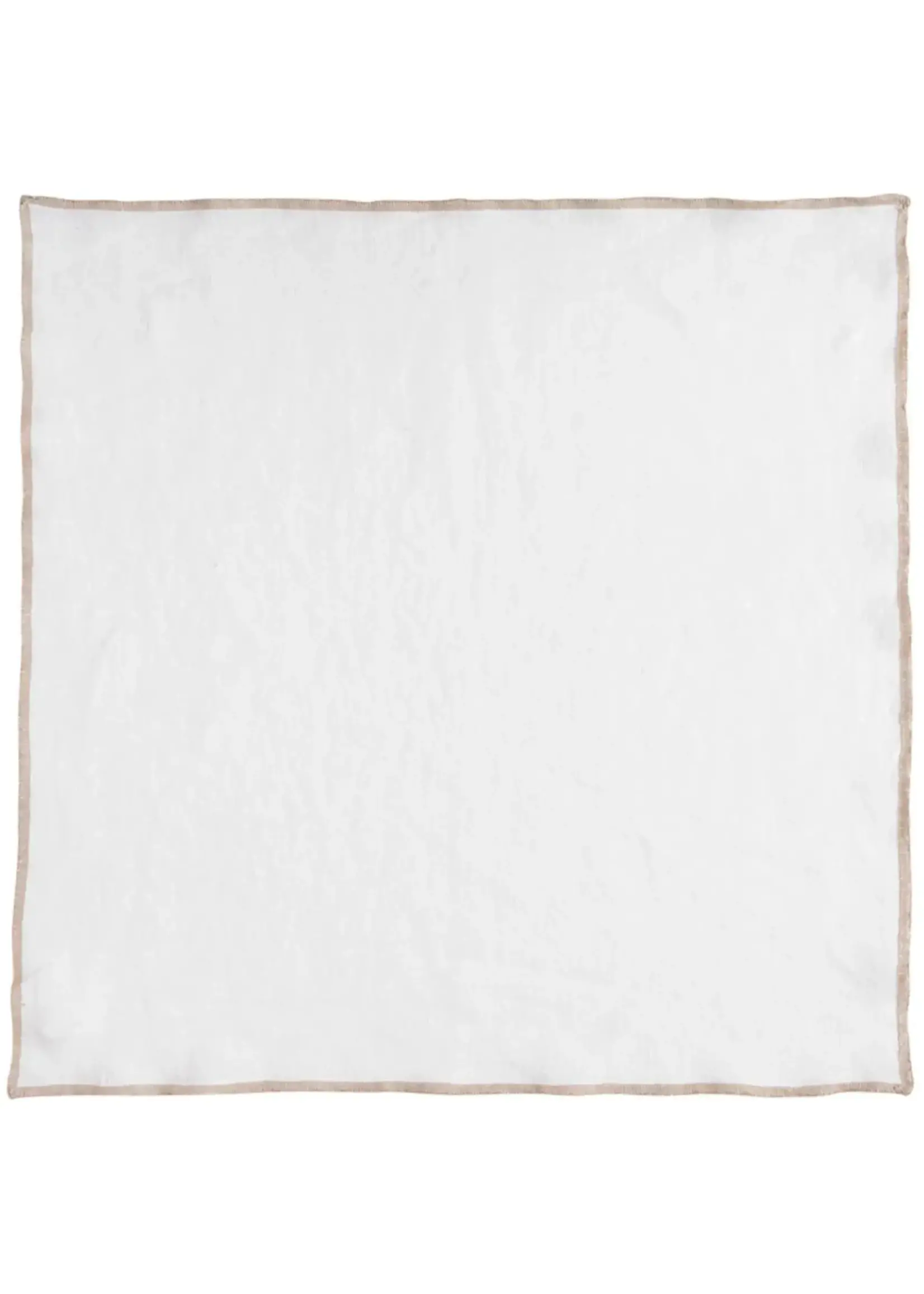 Haomy Serviette de Table Venise Blanc