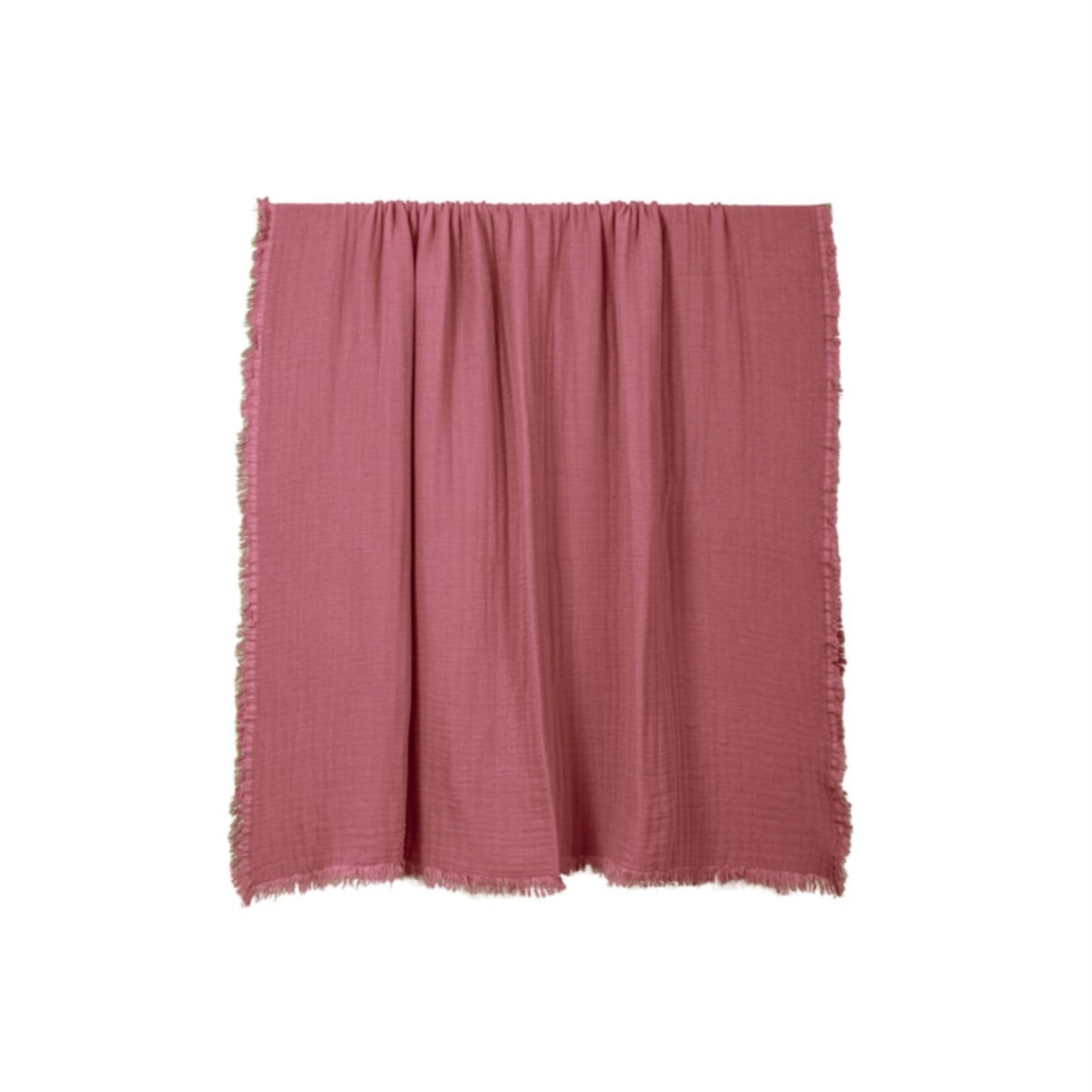 Haomy Plaid Vanly Bois de Rose 130*180