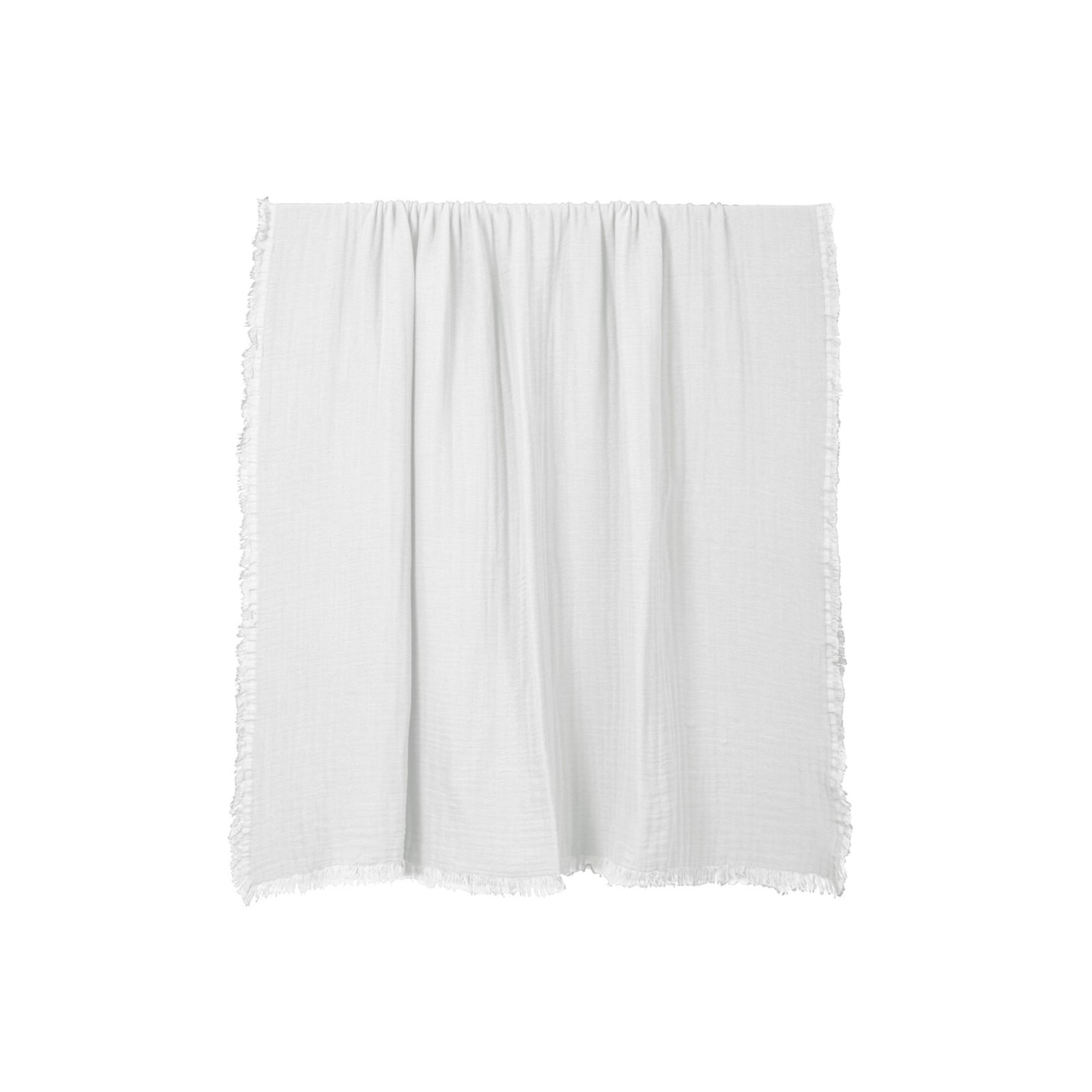 Haomy Plaid Vanly Ivoire 130*180