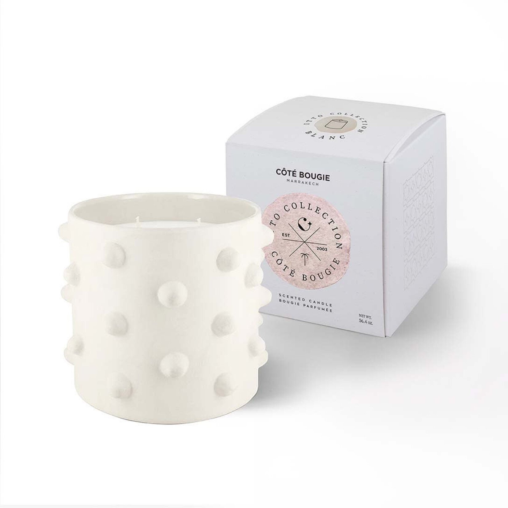 Côté Bougie Bougie Itto Argile Blanche Place des Epices