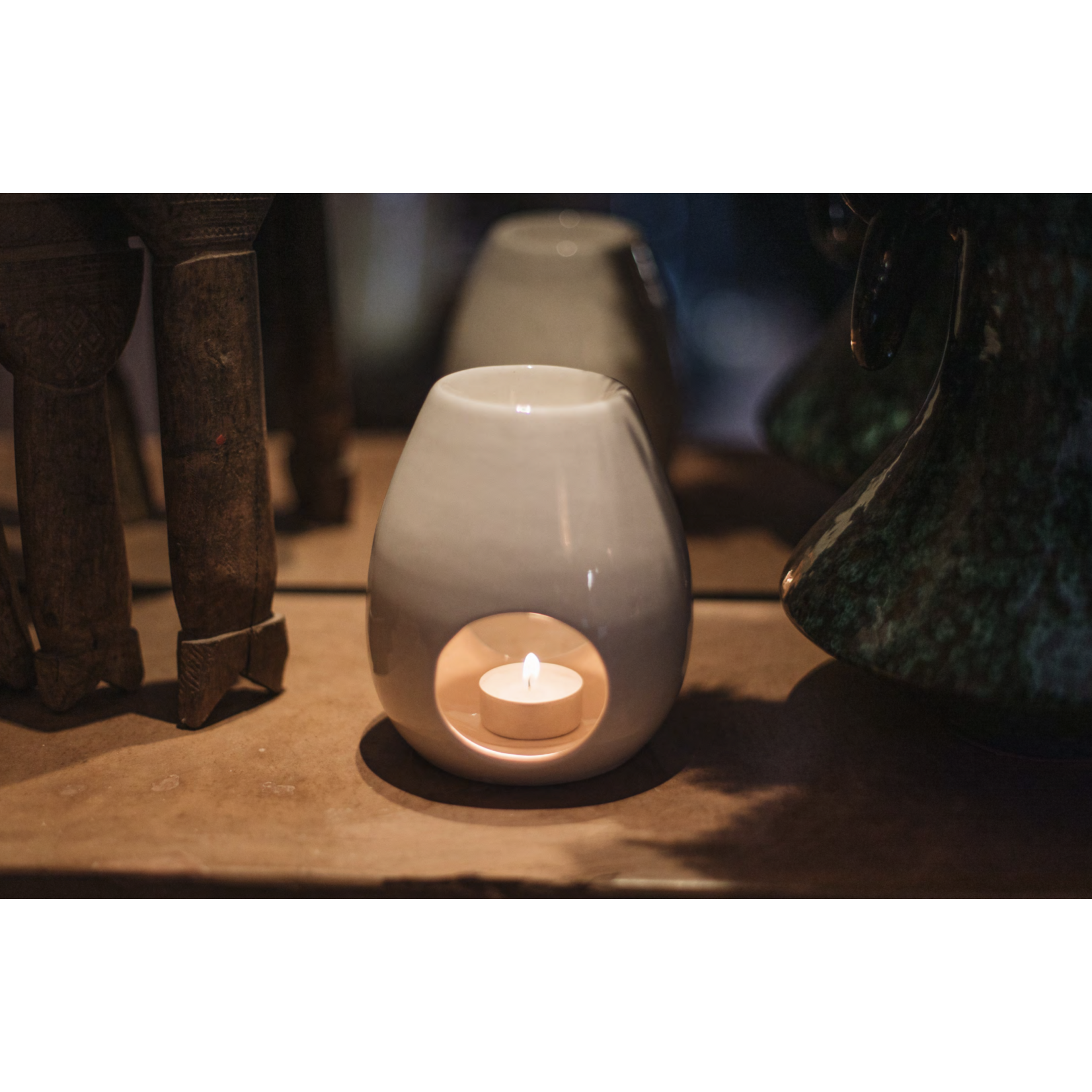 Côté Bougie Brûle parfum Céramique Blanche