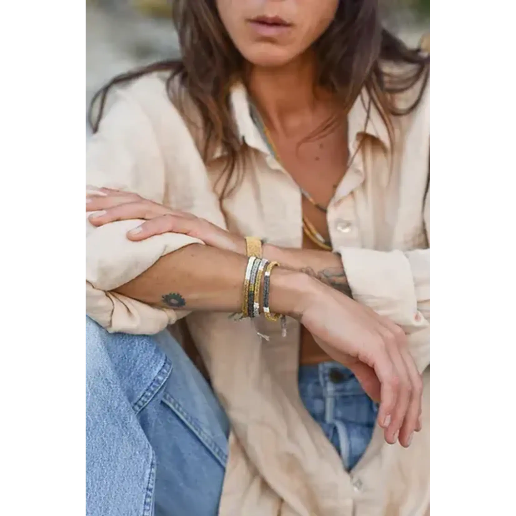 Maison Bivouac Bracelet Pampa Silver