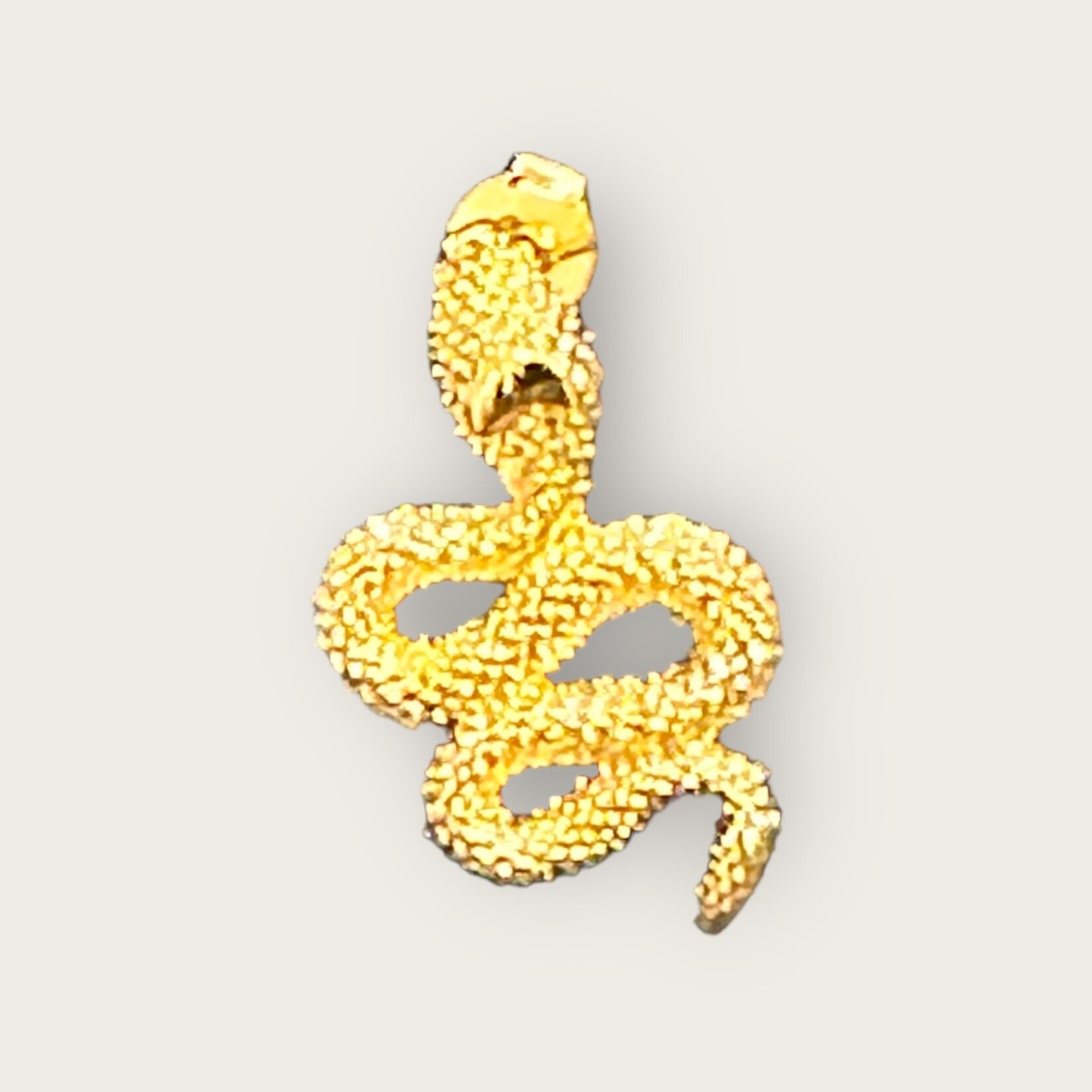 Boucles d'Oreille Serpent à la pièce