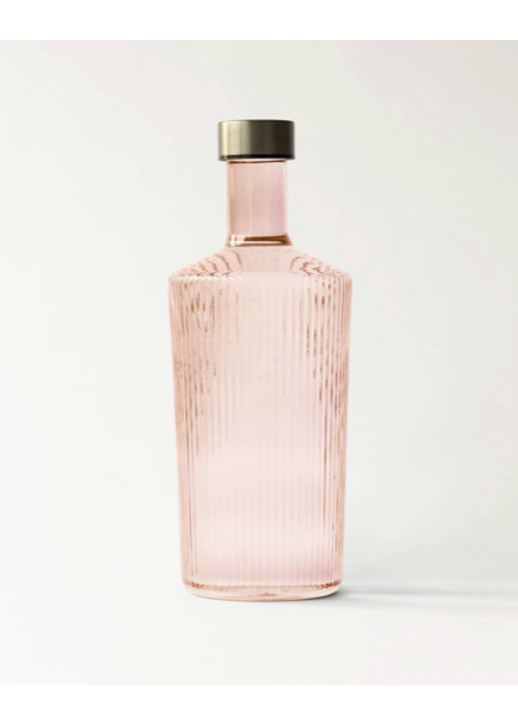 Paveau Bouteille Striée Verre Paveau Pink