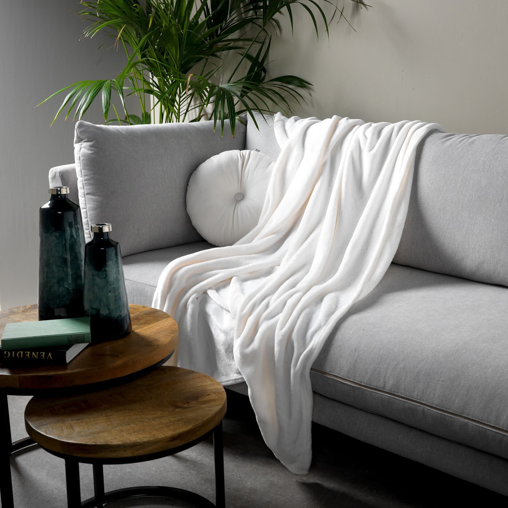 Bivouac Plaid Harvey Snow White 150*200