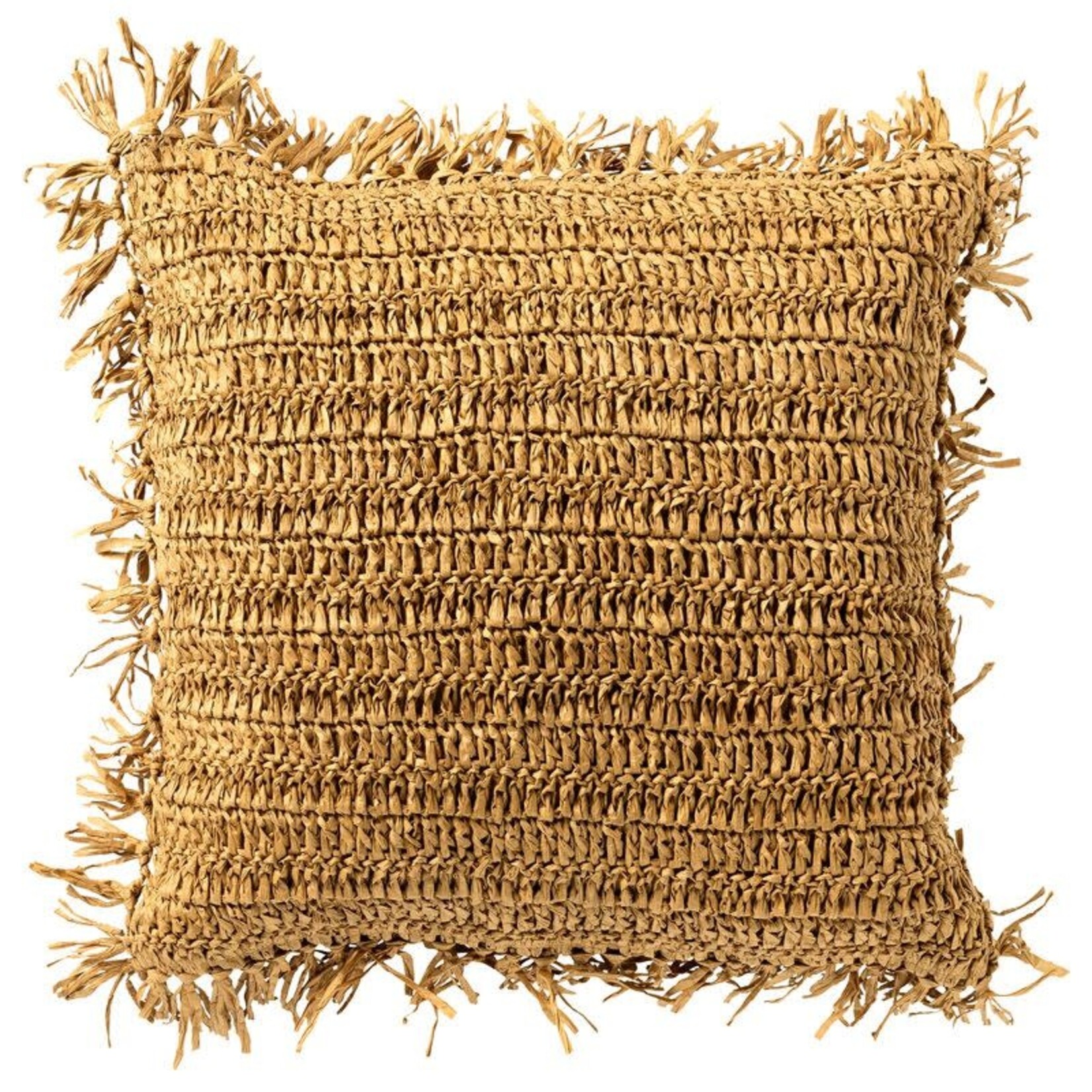 Bivouac Coussin Raphia Naturel 45*45