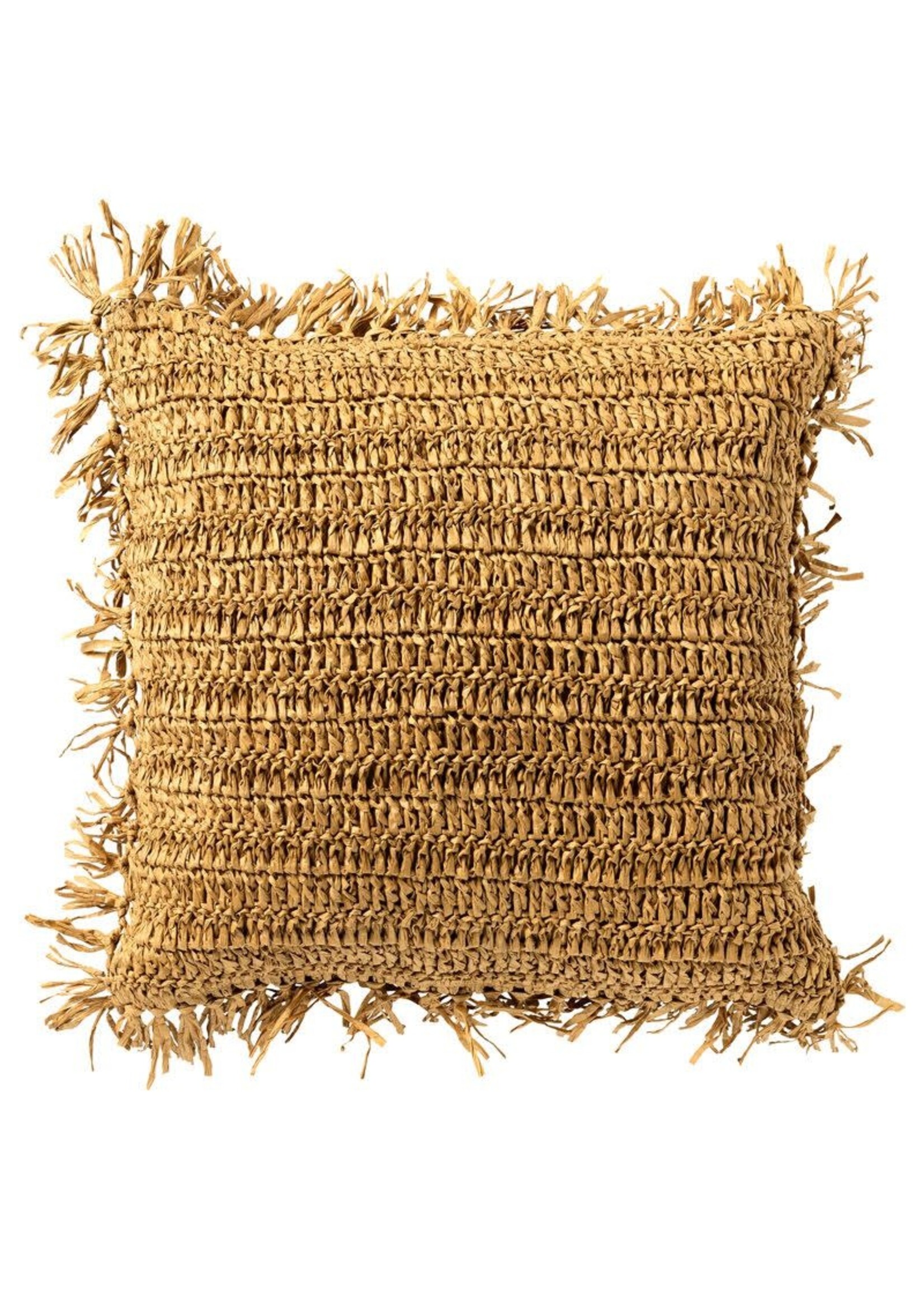 Bivouac Coussin Raphia Naturel 45*45