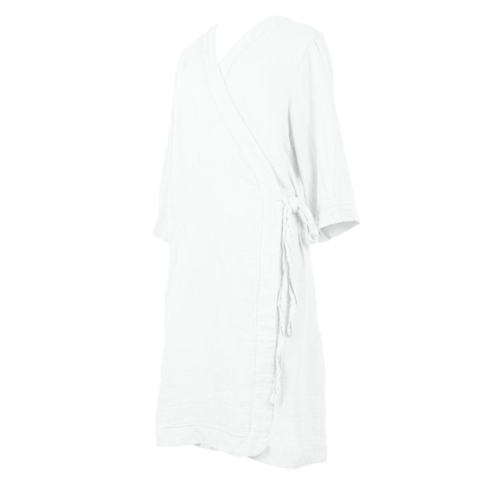 Haomy Cache-Coeur Peignoir Dili L/XL Blanc