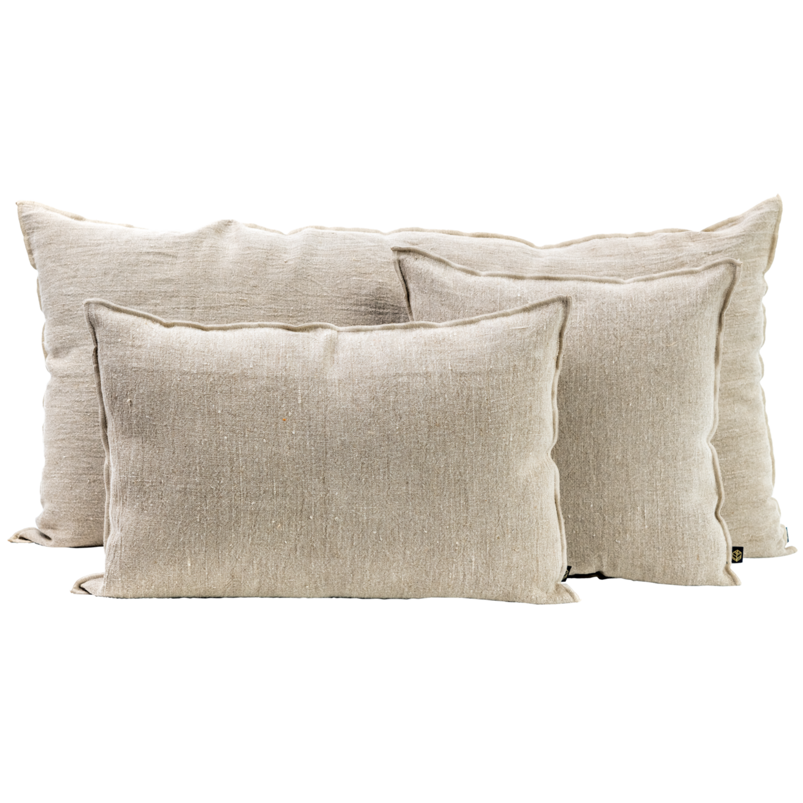 Haomy Housse de coussin Chennai Lin Naturel 40*60