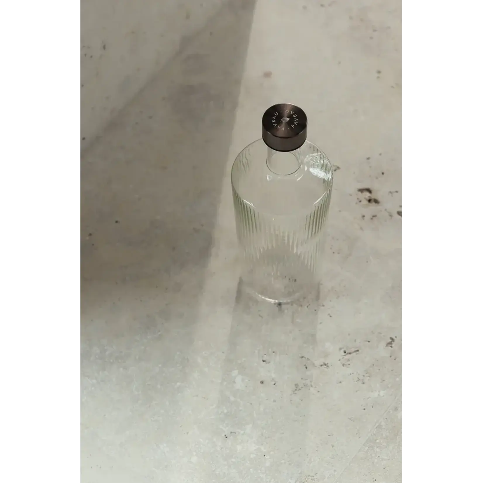 Paveau Bouteille Striée Verre Paveau White Haven