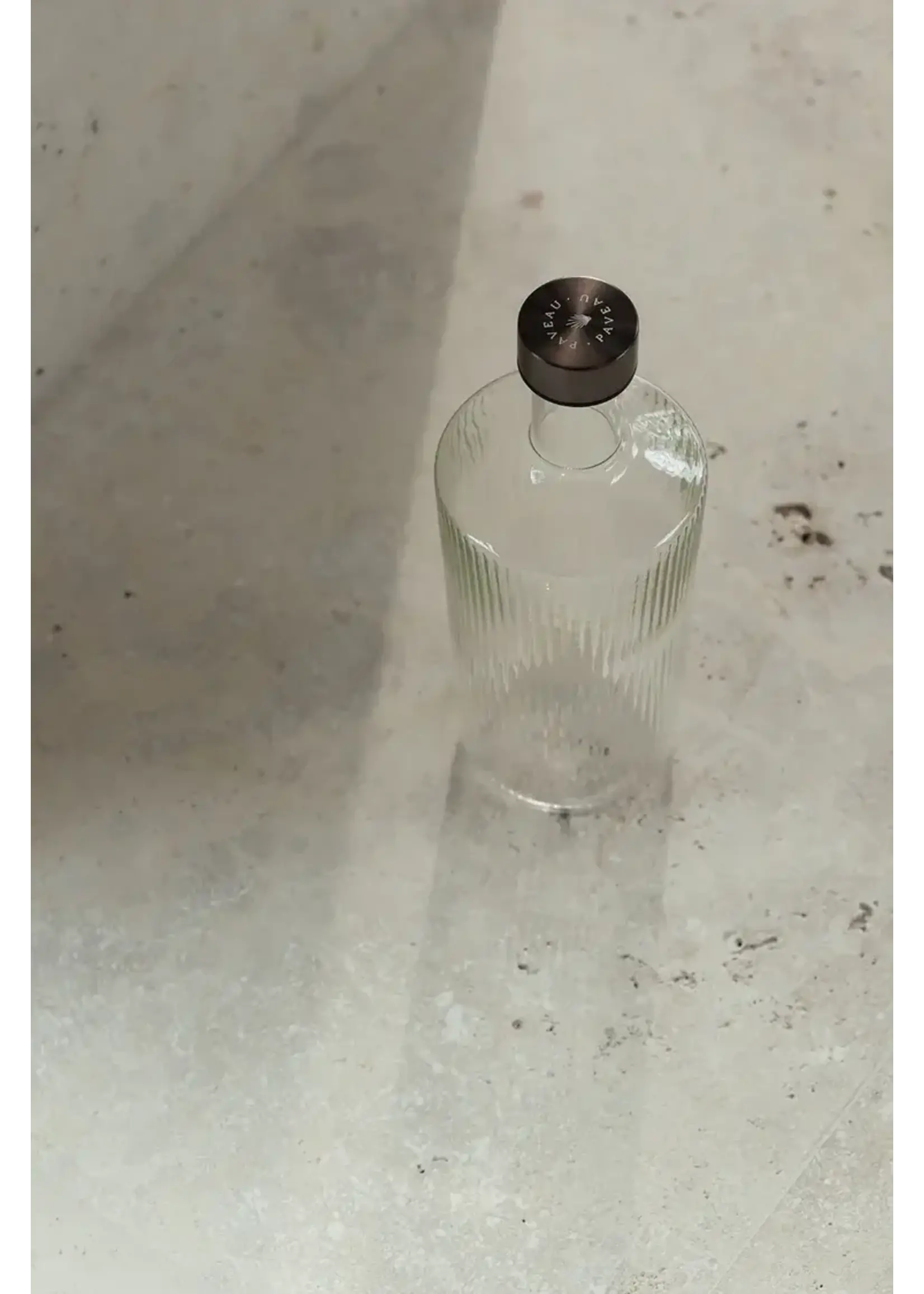Paveau Bouteille Striée Verre Paveau White Haven