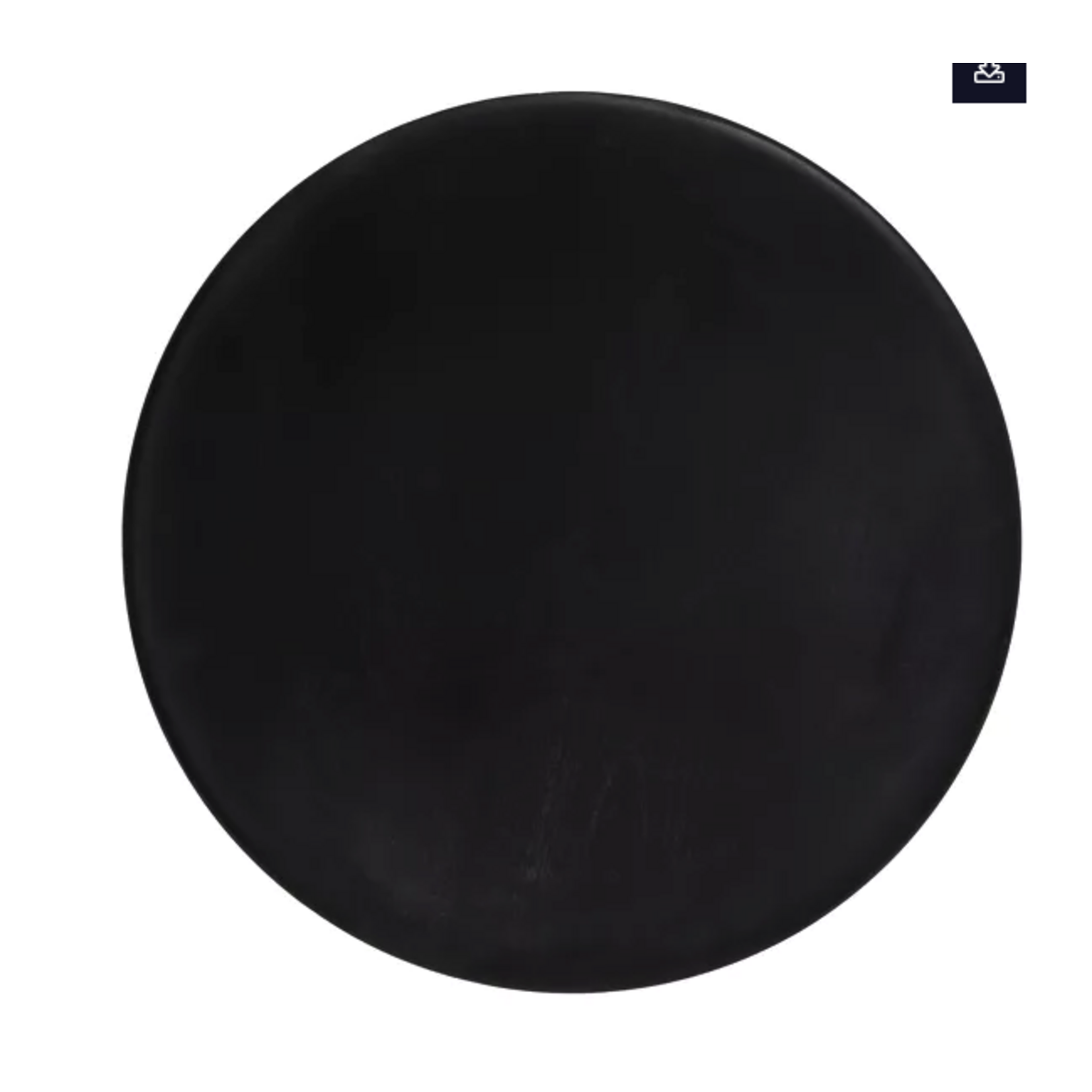 Pomax Maclear Plateau Acacia Noir Dia 50 cm