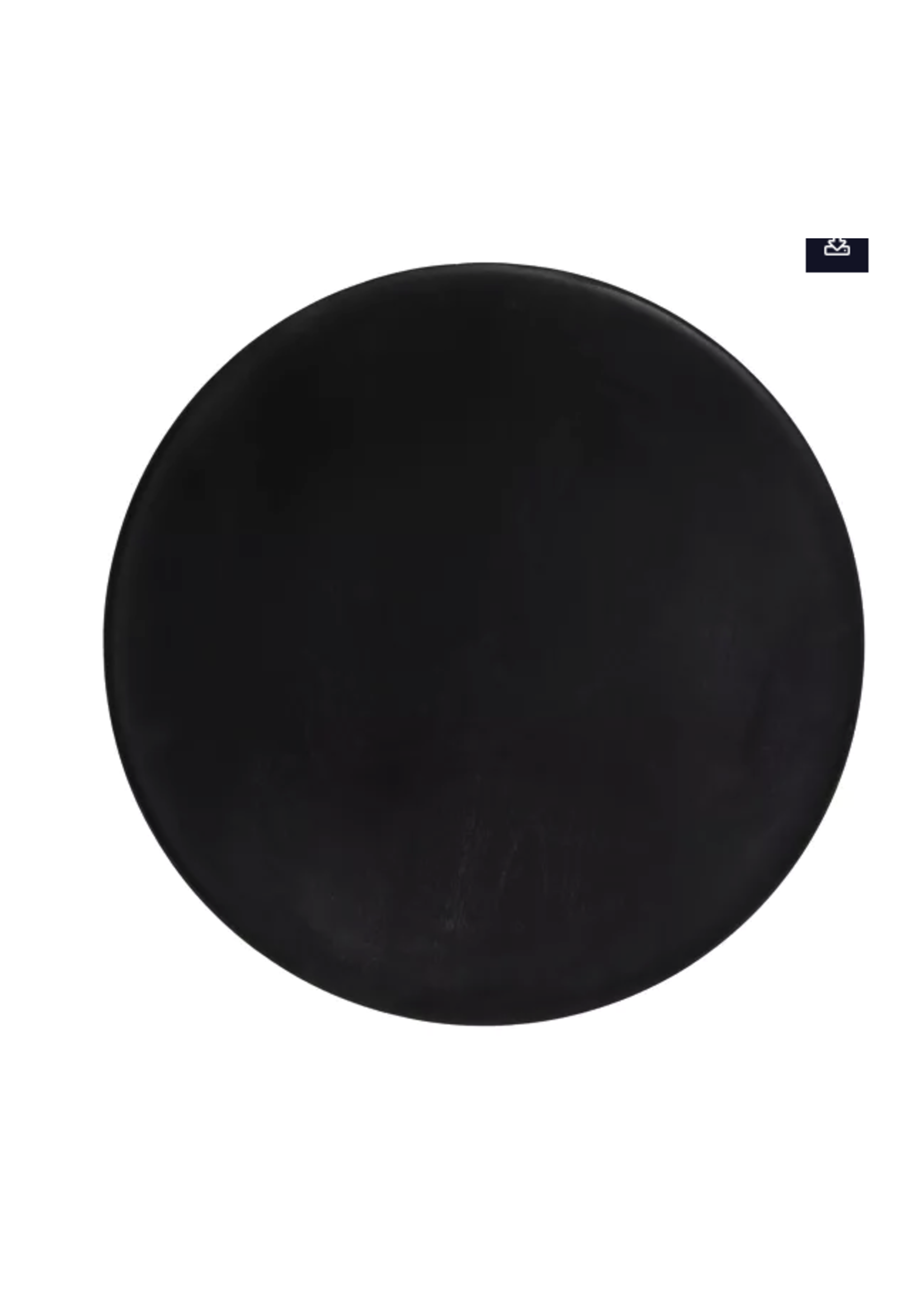 Pomax Maclear Plateau Acacia Noir Dia 50 cm