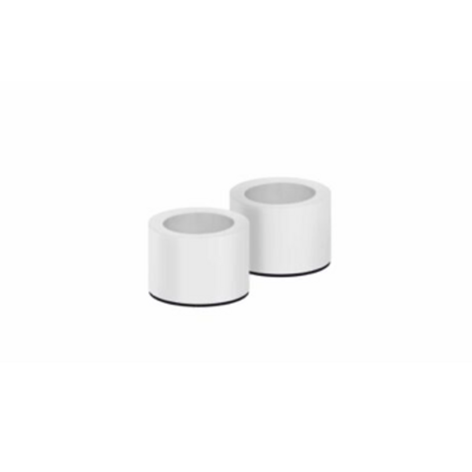 Uyuni Light Candle Holder Blanc Mat Set de 2 pièces