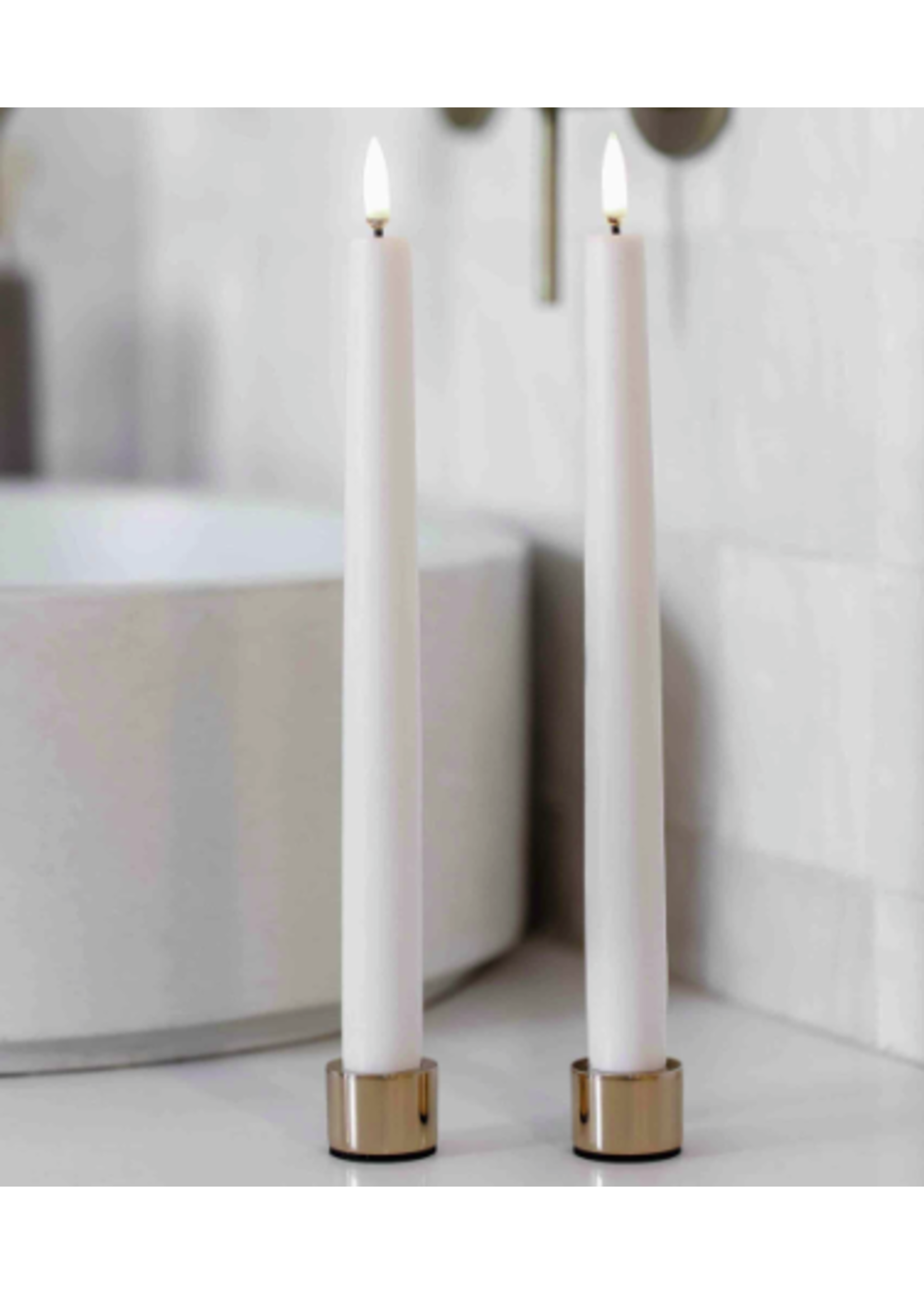 Uyuni Light Candle Holder Doré Mat Set de 2 pièces
