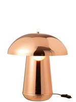 Lampe Champignon Métal Cuivré 43 cm