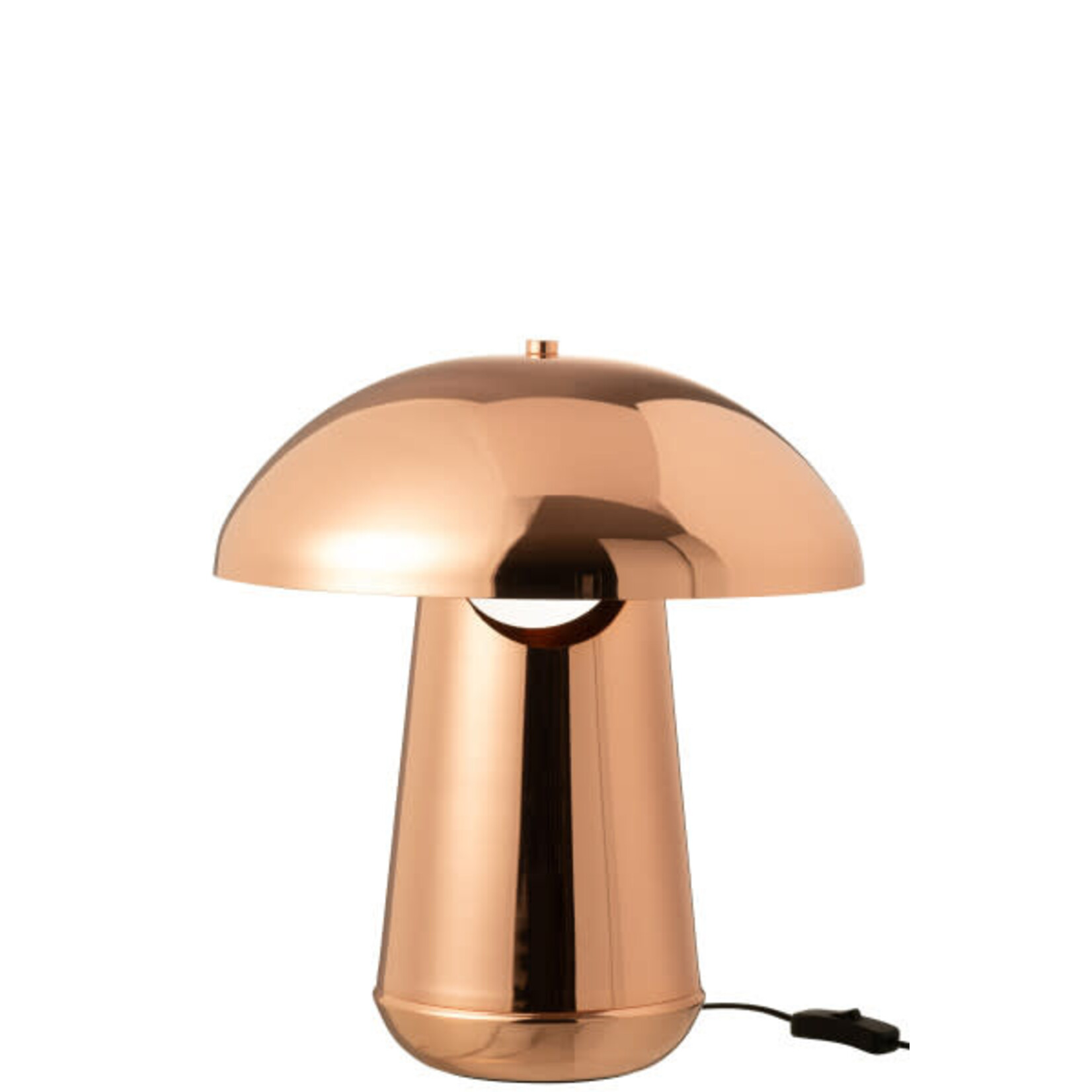 Lampe Champignon Métal Cuivré 43 cm