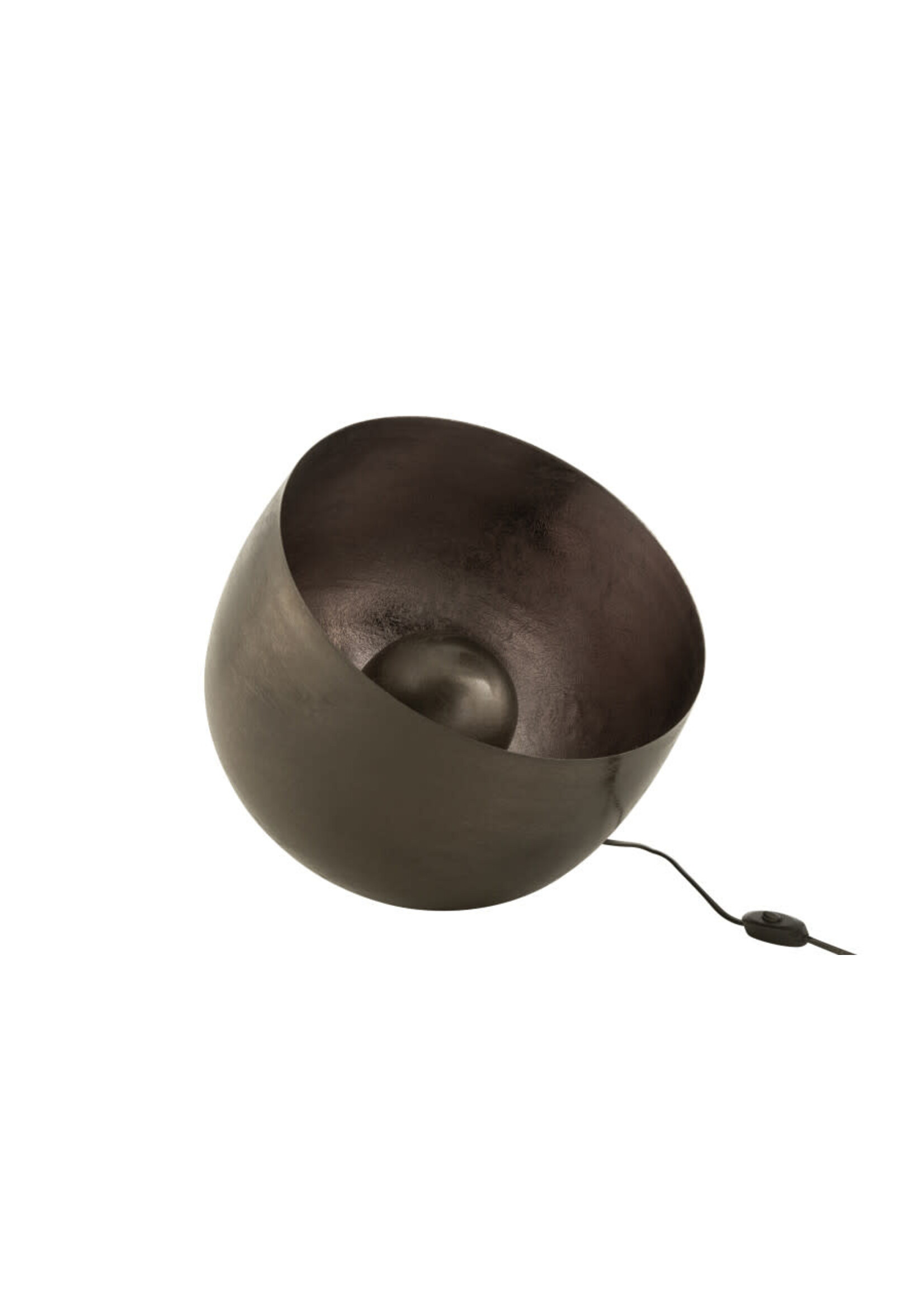 Bivouac Lampe de Sol Métal Noir et Or