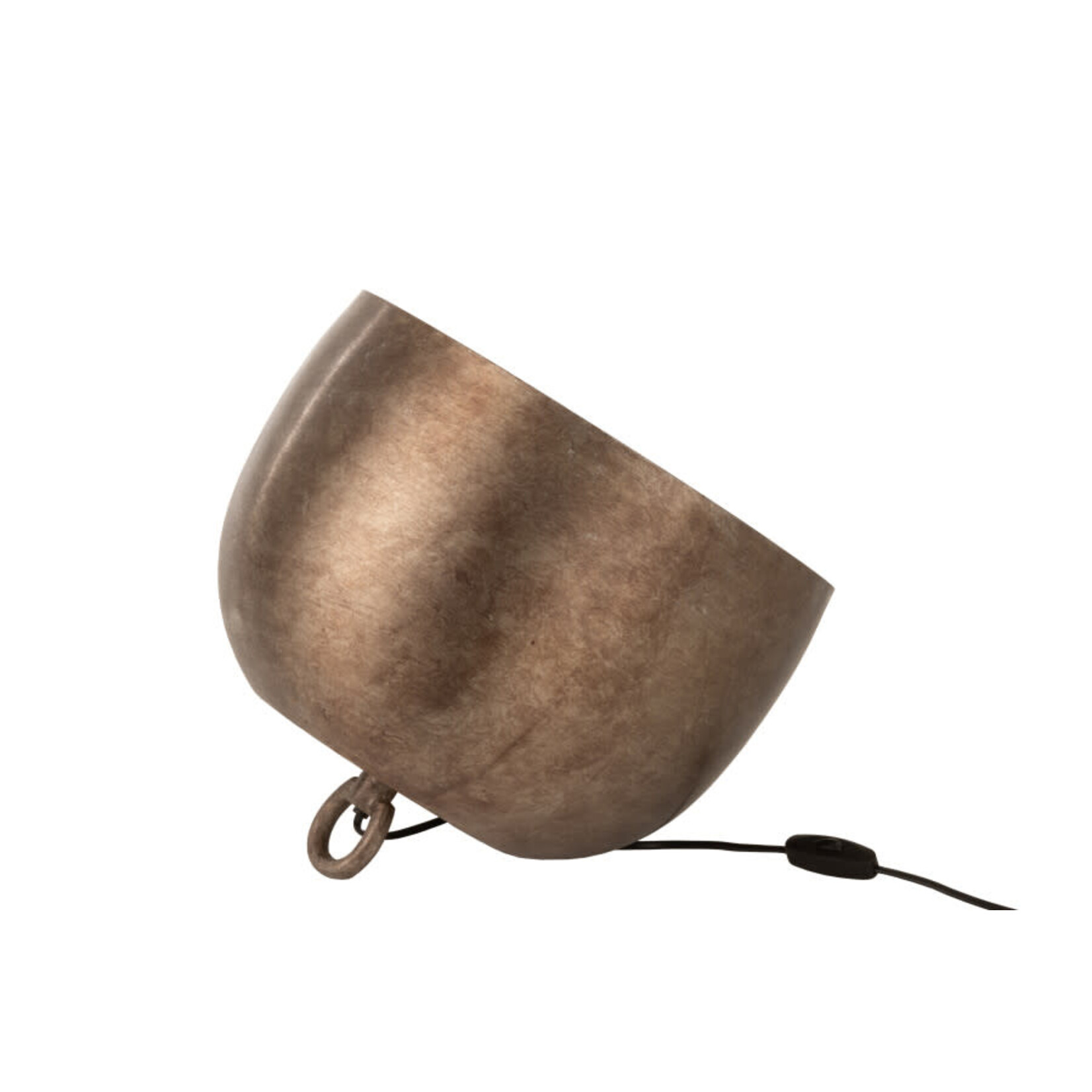 Bivouac Lampe de Sol Métal Or L 33 cm