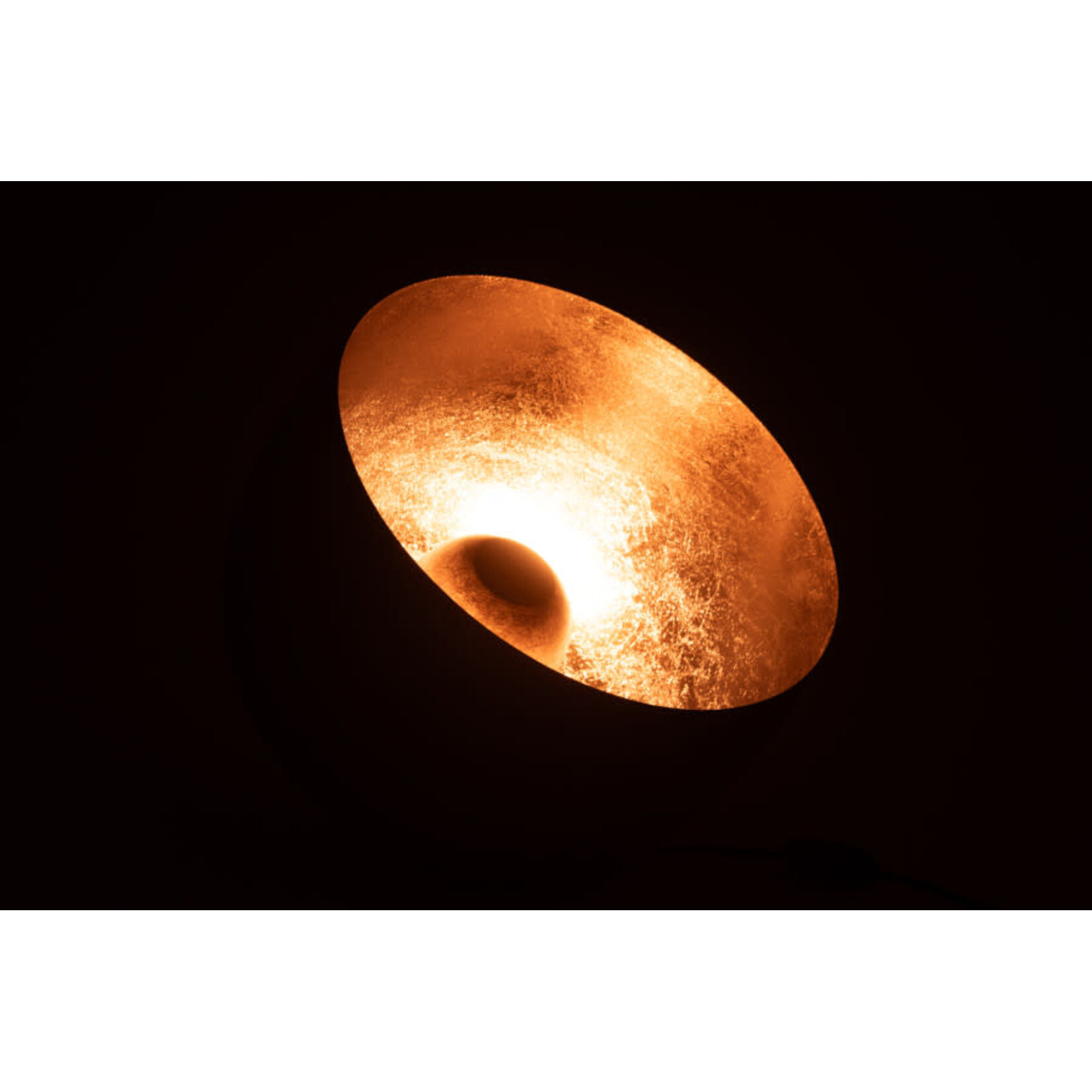 Bivouac Lampe de Sol Métal Or L 33 cm