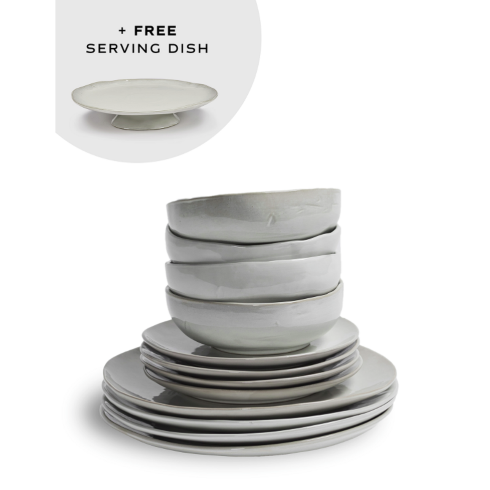 Serax Service Marie Michielssen La Mère Off White Pour 4 personnes 12 pièces