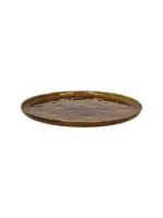 Pomax Spiro Brun Assiette à Dessert 21 cm