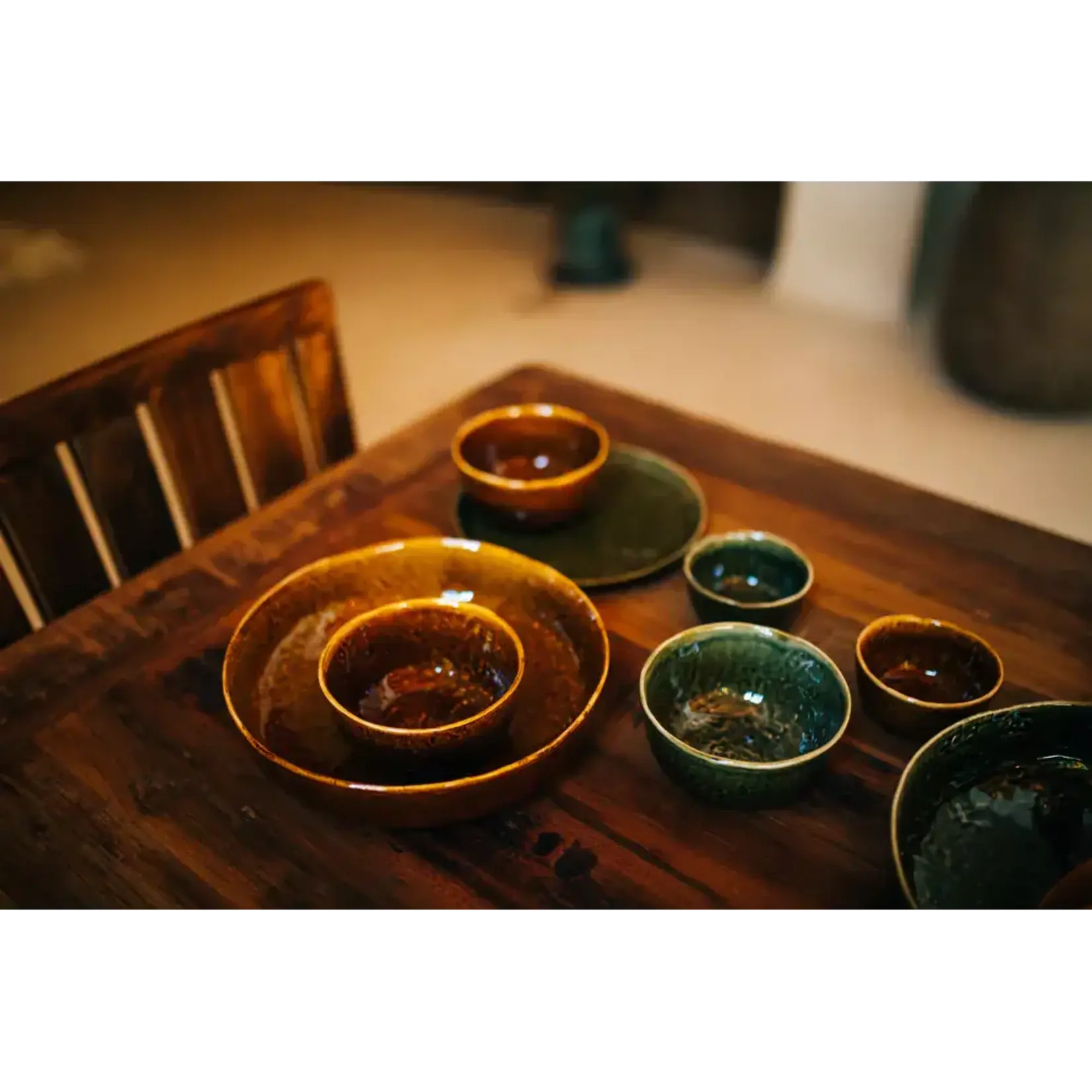 Pomax Spiro Brun Assiette à Dîner 27 cm