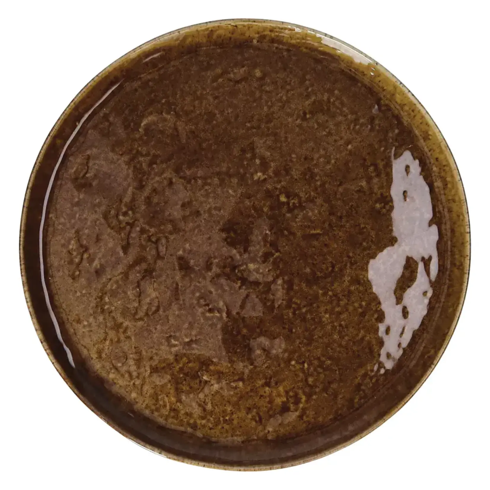 Pomax Spiro Brun Assiette à Dîner 27 cm