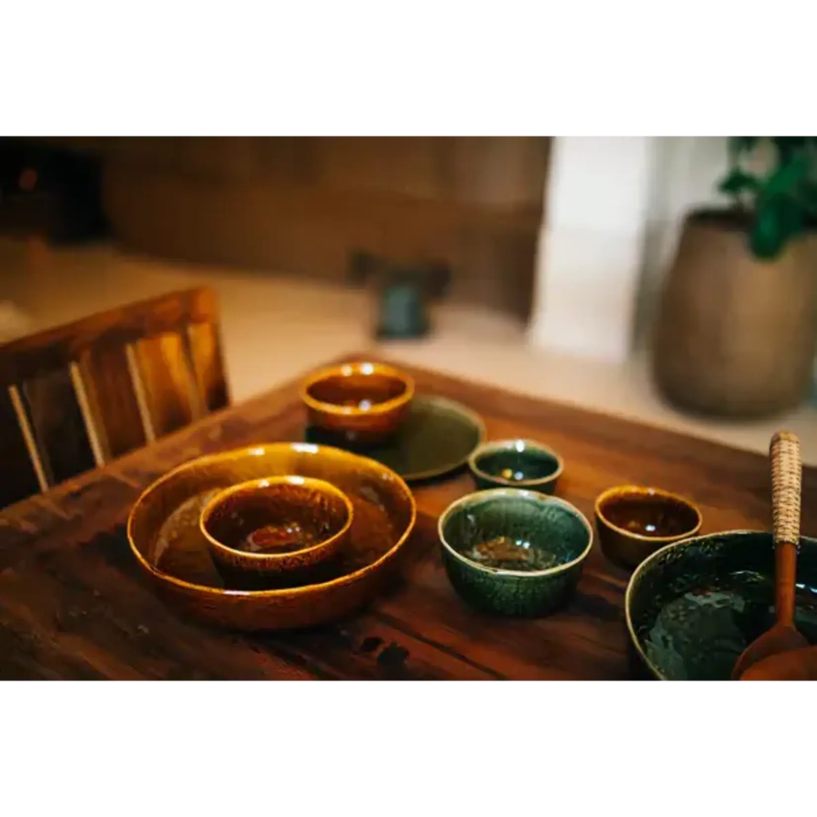 Pomax Spiro Brun Assiette Creuse 20 cm