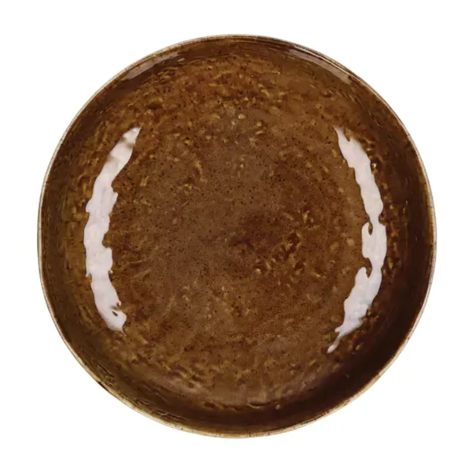 Pomax Spiro Brun Bol à Pâtes 24 cm