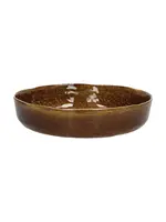 Pomax Spiro Brun Bol à Pâtes 24 cm