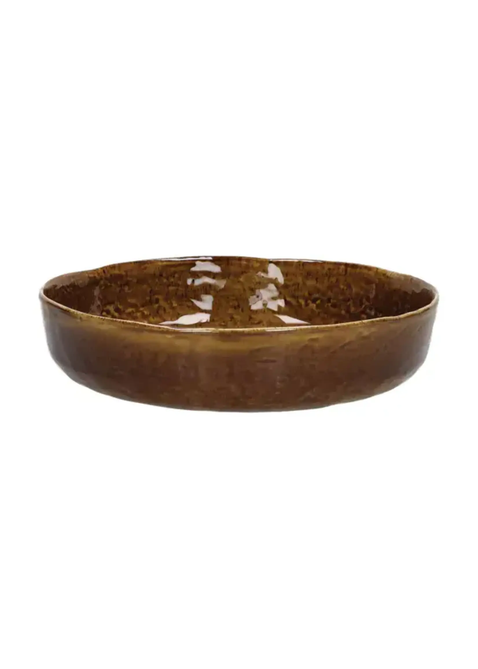 Pomax Spiro Brun Bol à Pâtes 24 cm