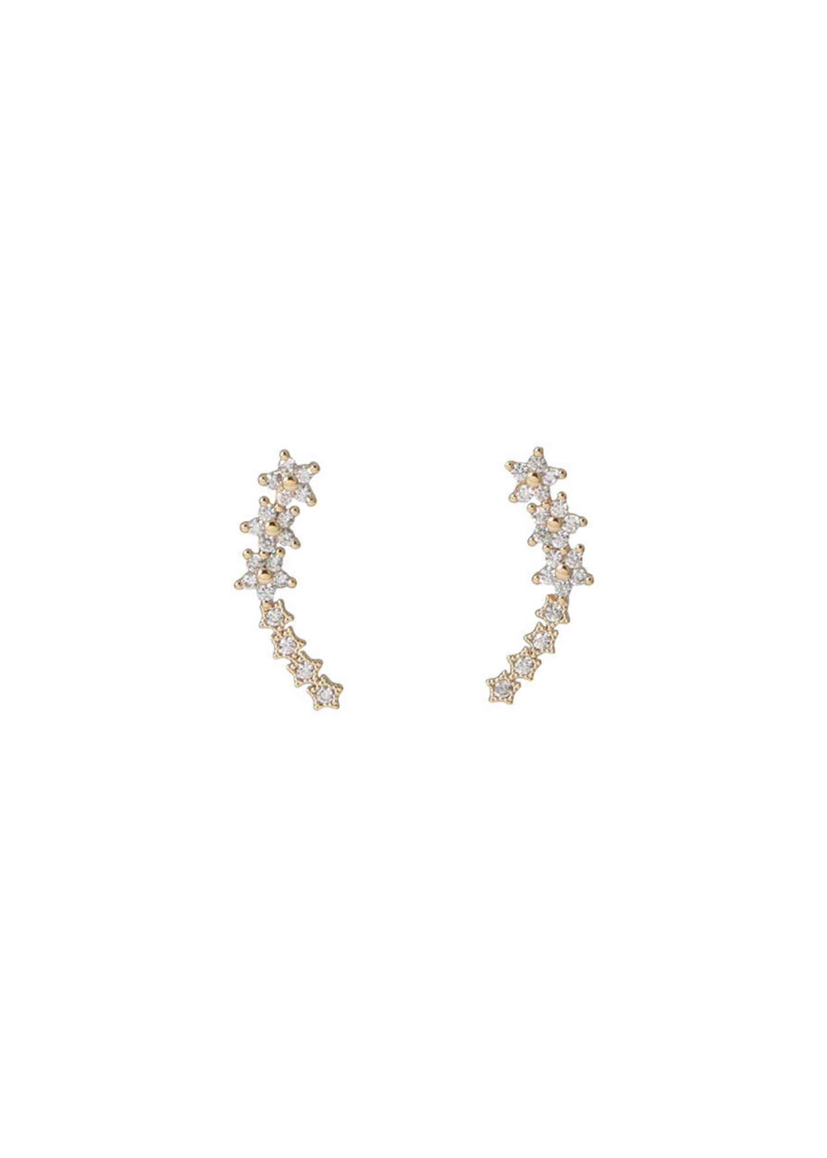 Boucle d'oreille Epi Strass (à la pièce)