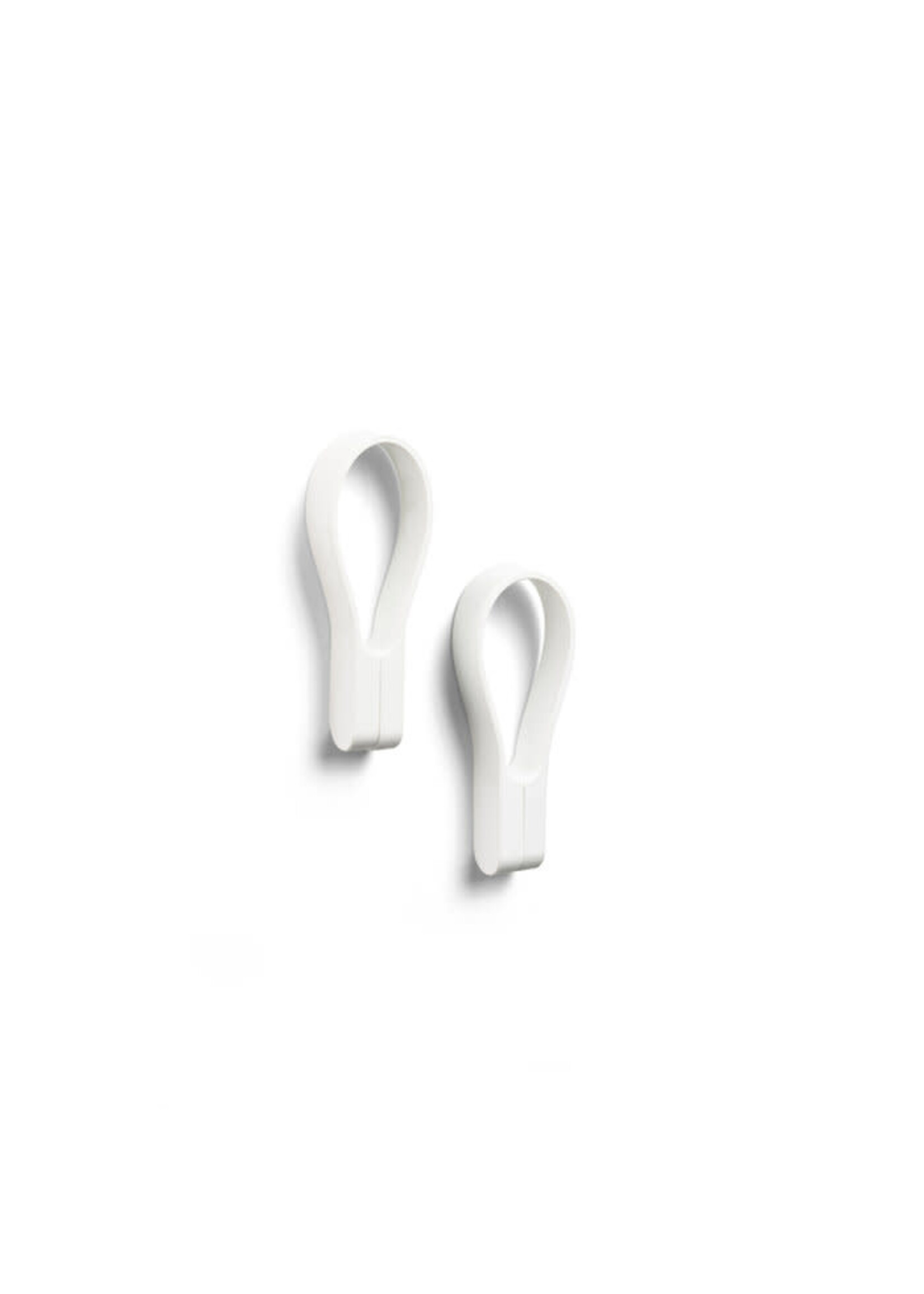 Zone Loop White Porte Serviette 2 Pièces Aimanté