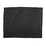 Haomy Set de Table Borgo Enduit Noir