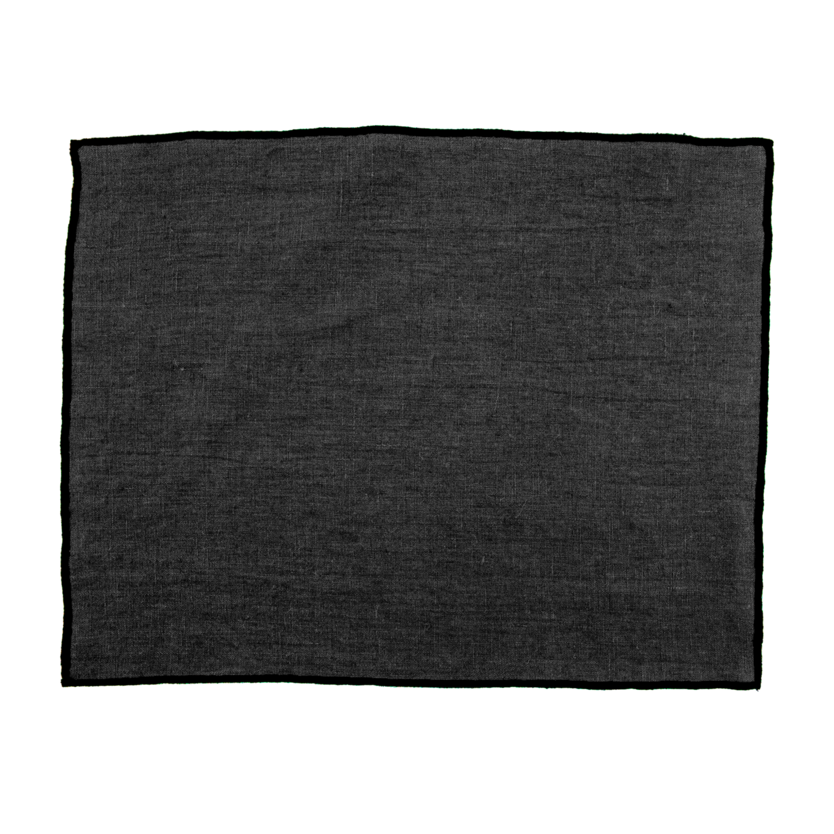 Haomy Set de Table Borgo Enduit Noir