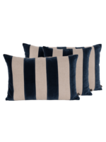 Haomy Housse de coussin Brisbane Encre 45*45