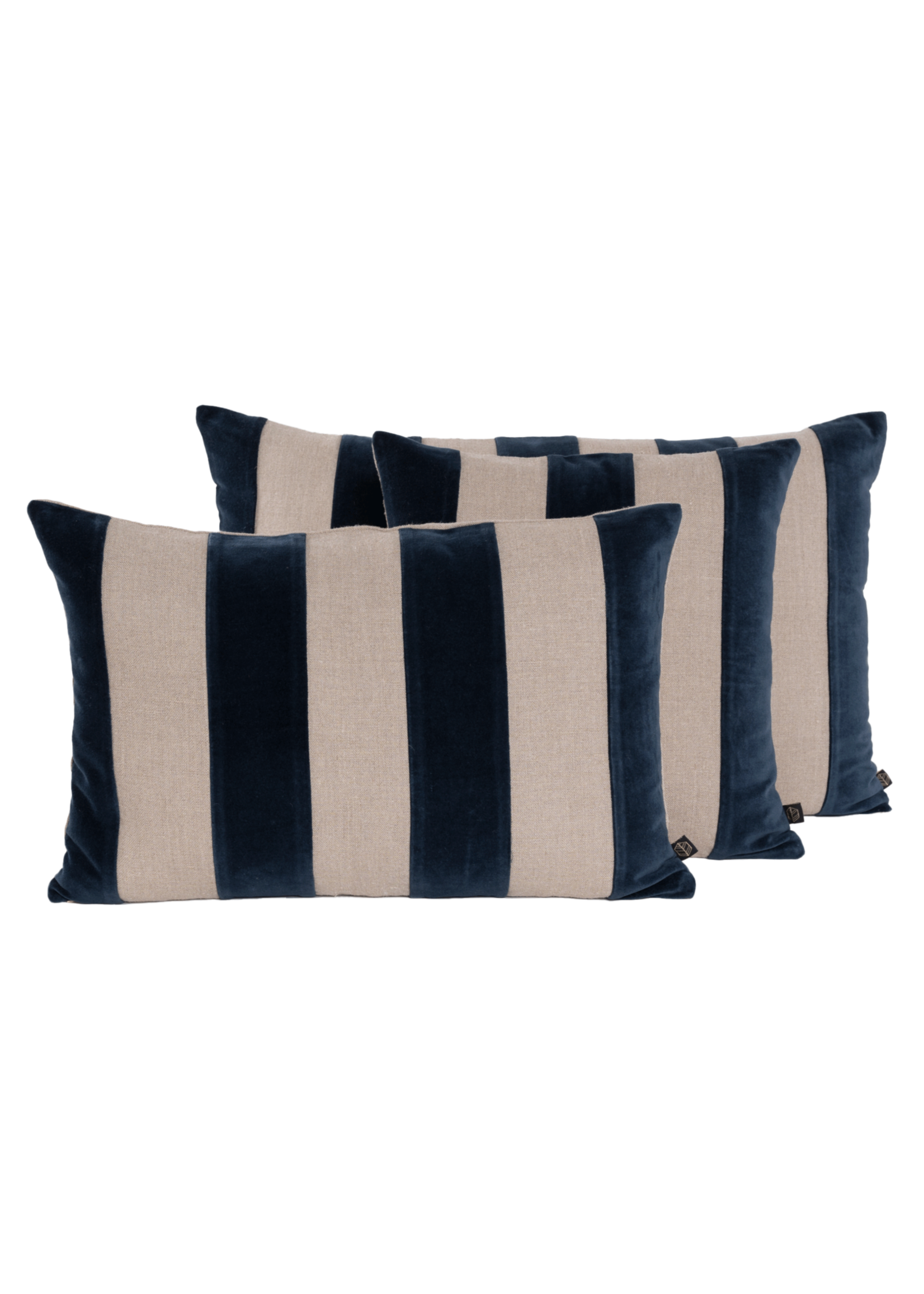 Haomy Housse de coussin Brisbane Encre 45*45