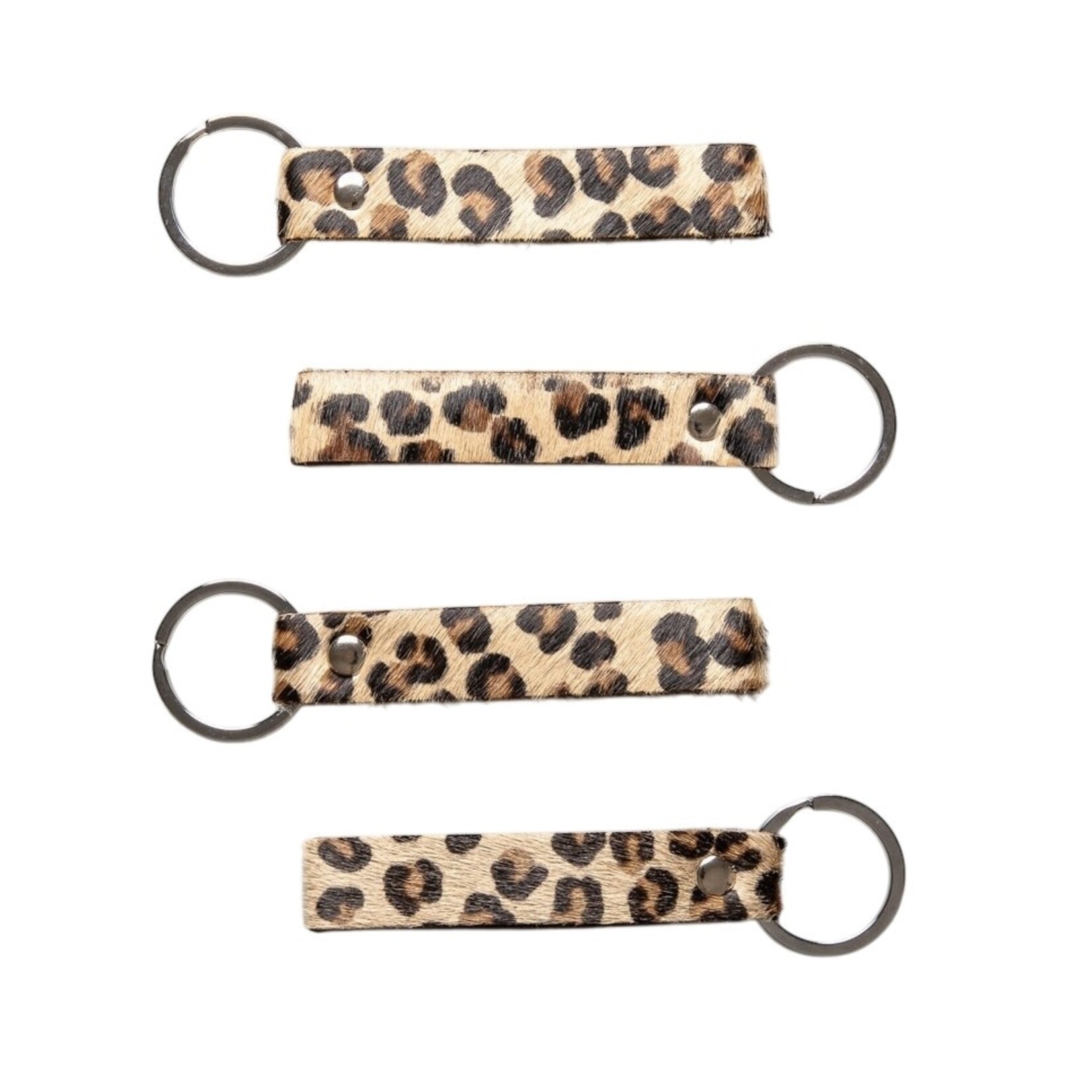 Porte clef Cuir Léopard