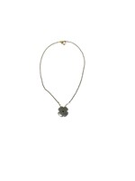 Scarlet et Lucien Collier Flower Hématite et Labradorite
