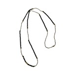 Scarlet et Lucien Sautoir Goa Elastique Noir Onyx