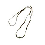 Scarlet et Lucien Sautoir Goa Elastique Marron Nuancé Oeil de Tigre