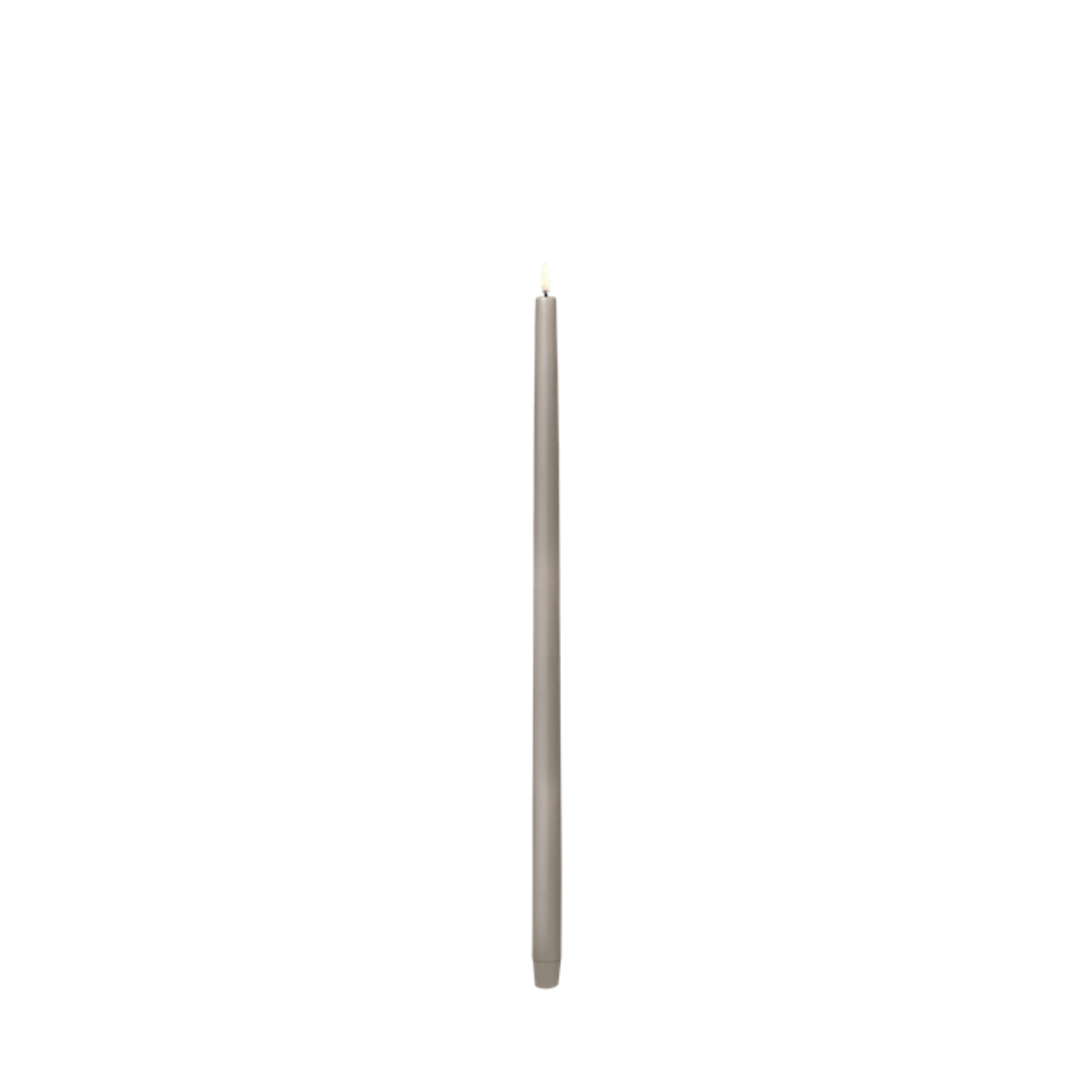 Uyuni LED Tall taper candle, Sandstone 55 cm