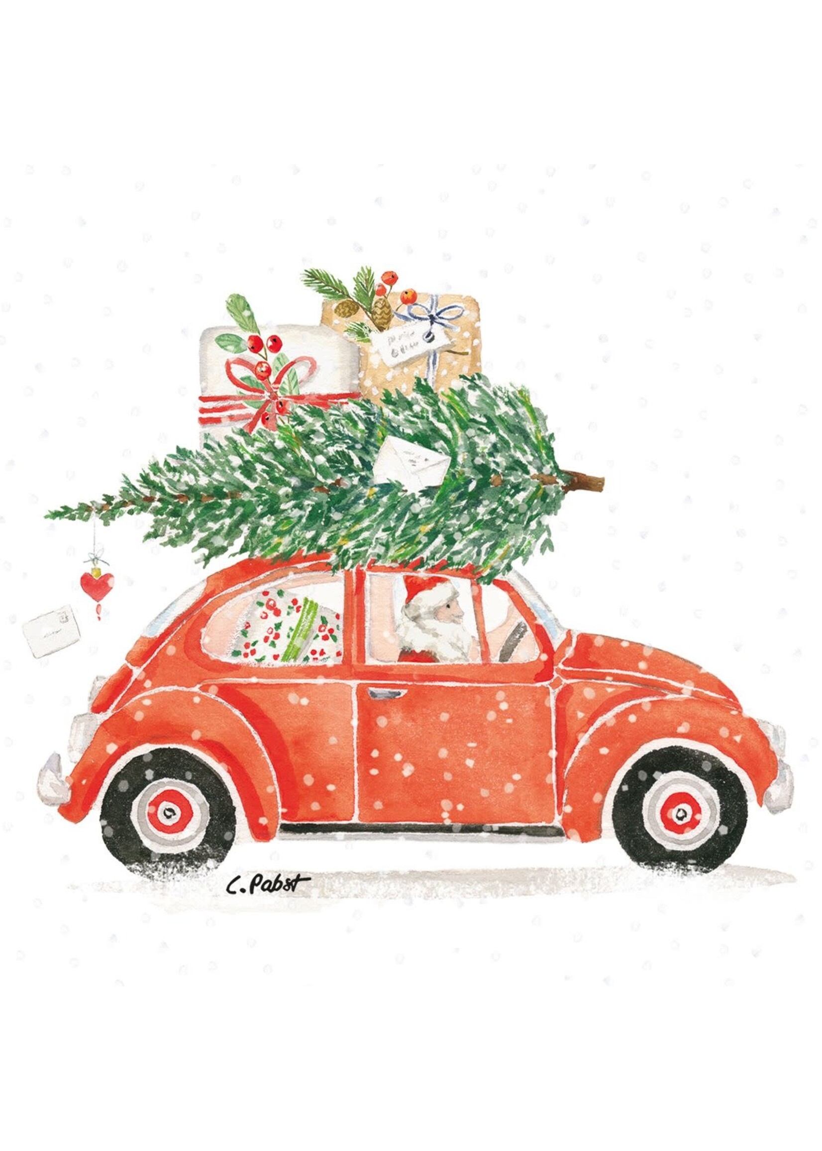 Serviettes en Papier Christmas Delivery 33*33