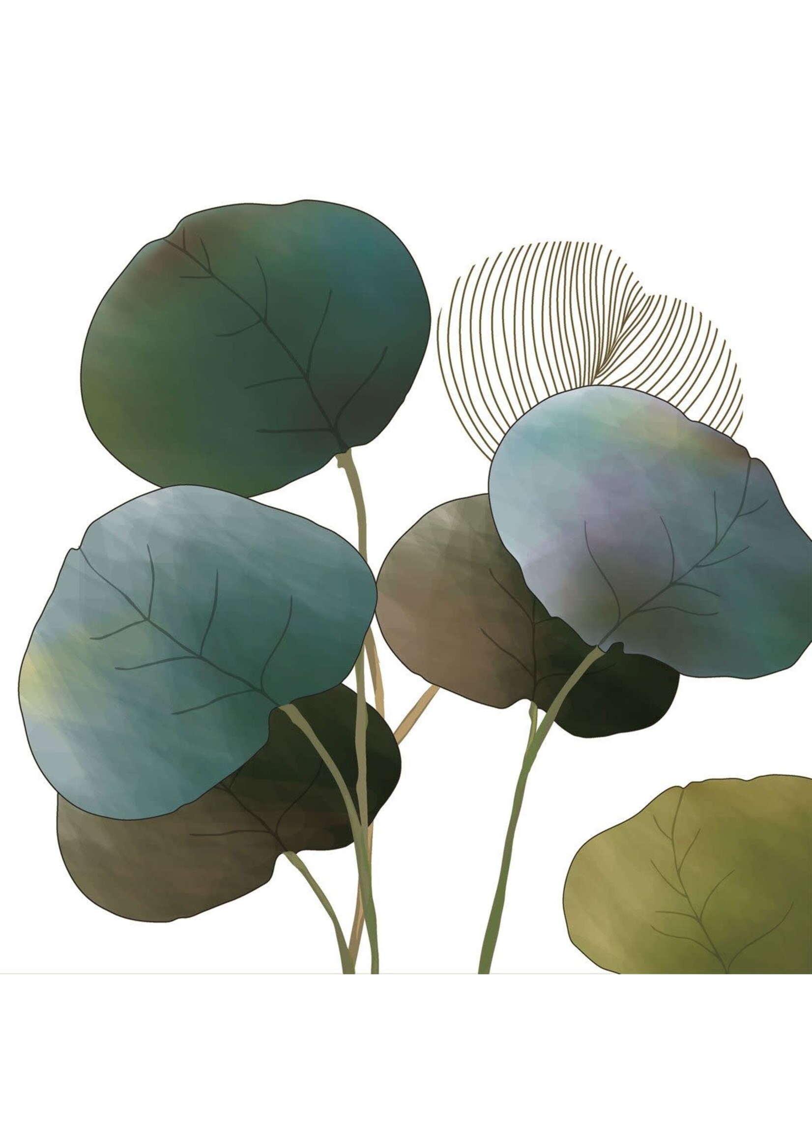 Serviettes en Papier Autumn Glow White 33*33