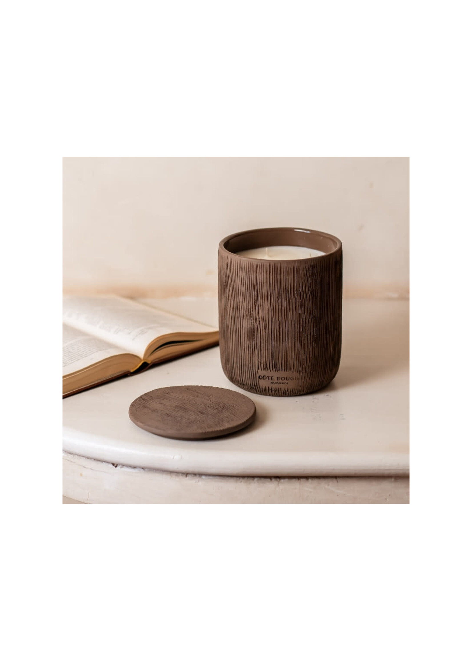 Côté Bougie Bougie Tamila Cuir Obscur