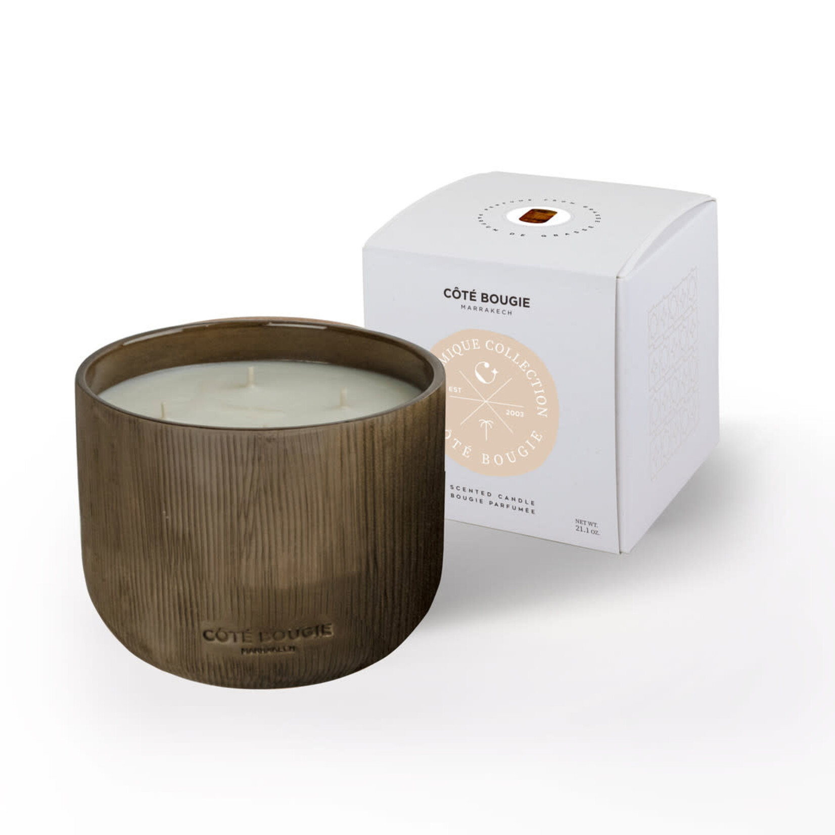 Côté Bougie Bougie Tamila Cuir Obscur