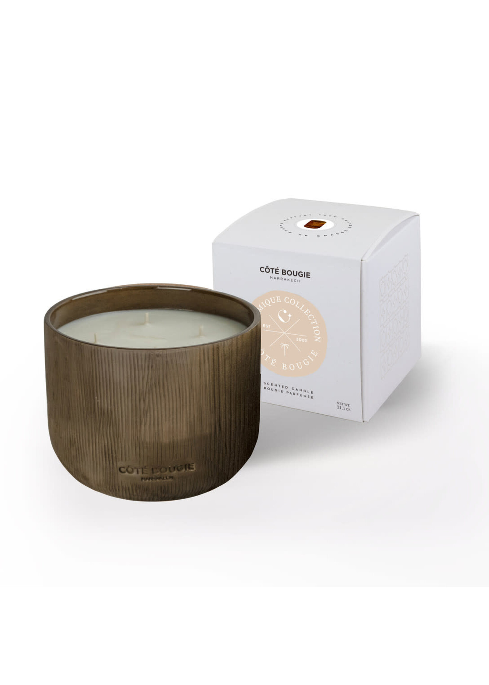 Côté Bougie Bougie Tamila Cuir Obscur