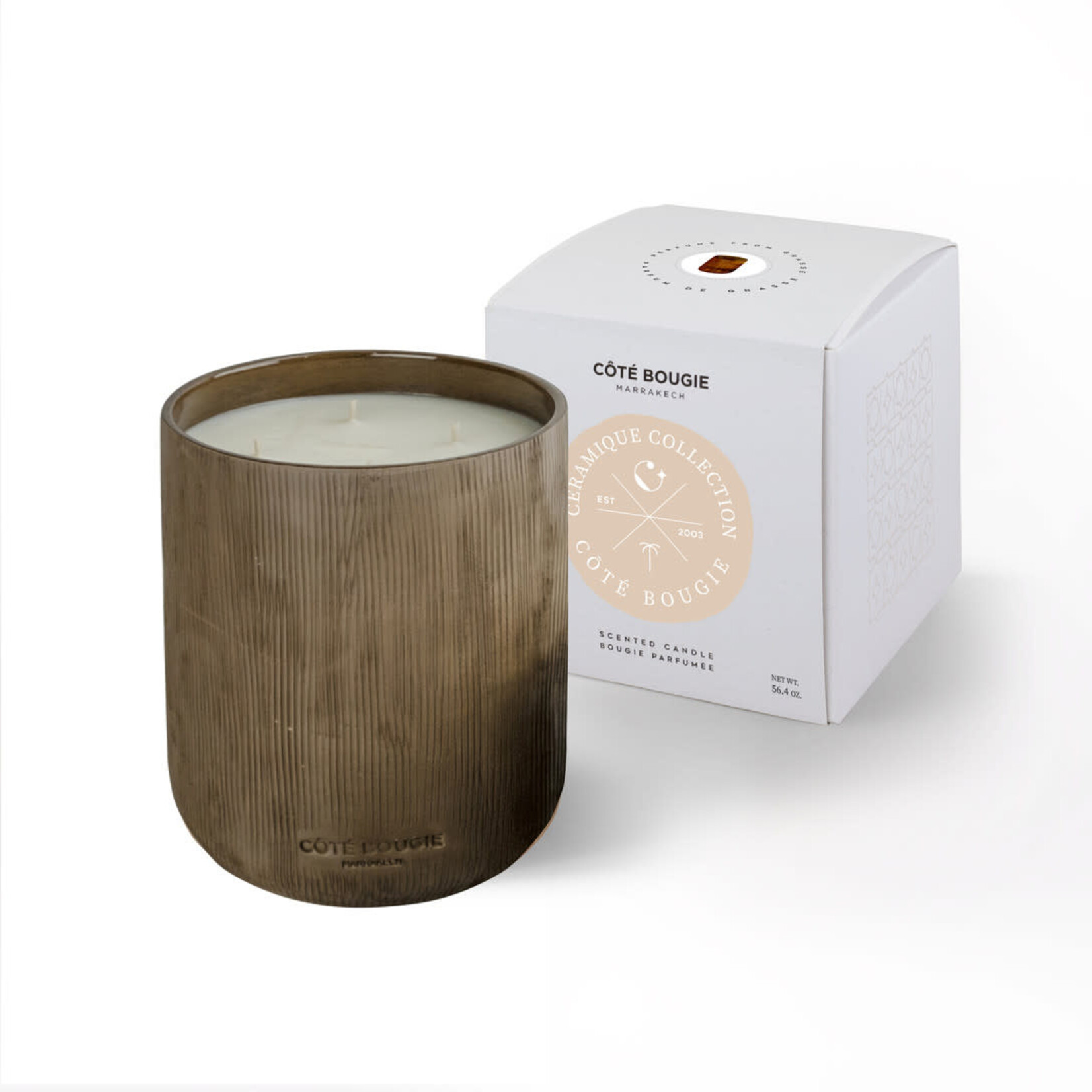 Côté Bougie Bougie Tamila Cuir Obscur